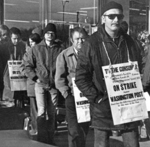 In the 1975 Washington Post pressmen's strike, management helped inaugurate a new era of union-busting labor relations.